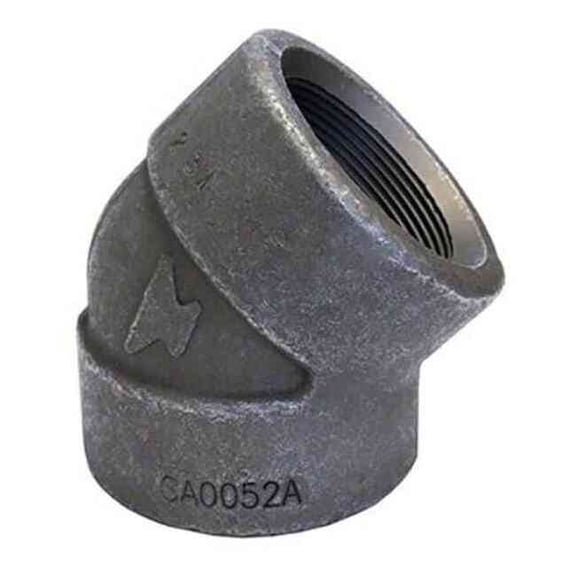 Anvil 45 Elbow, Forged Steel, 1 1/4 in, NPT 0361111206