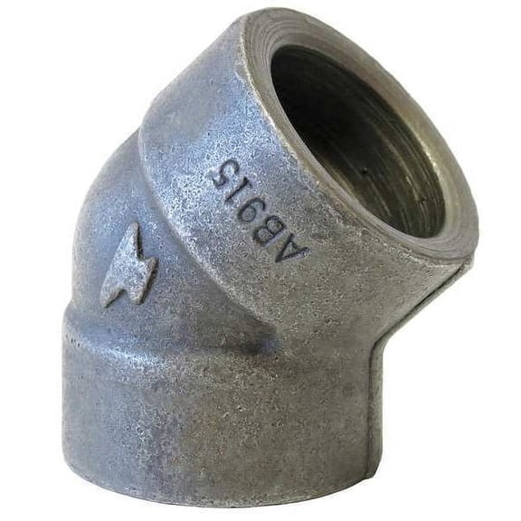 Anvil 45 Elbow, Forged Steel, 1/2 in, Socket 0362013005