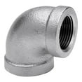 thumbnail image 1 of Anvil 8700124053, Malleable Iron Pipe Fitting, 90 Degree Elbow, 1/4" NPT Female, Galvanized Finish, 1 of 2