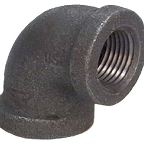 Anvil 8700124707, Malleable Iron Pipe Fitting, 90 Degree Elbow, 1