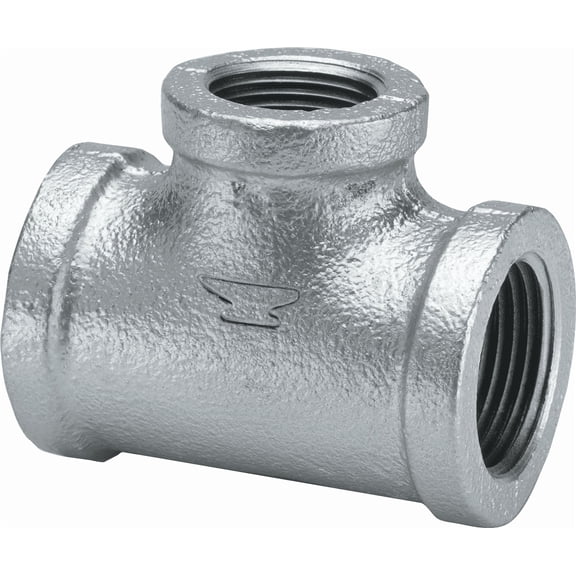 Anvil 8700127304, Malleable Iron Pipe Fitting, 90 Degree Street Elbow, 1/2" NPT Male x NPT Female, Black Finish Residential Use, Standard Application