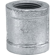 Anvil 8700133500, Malleable Iron Pipe Fitting, Coupling, 3/8" NPT Female, Galvanized Finish