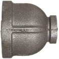 thumbnail image 1 of Anvil 8700134607, Malleable Iron Pipe Fitting, Reducer Coupling, 1-1/2" x 1" NPT Female, Black Finish, 1 of 2