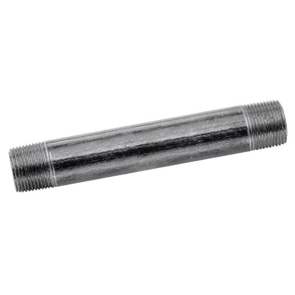 Anvil 8700138806, Steel Pipe Fitting, Nipple, 1/2" NPT Male x 5-1/2" Length, Black Finish