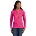thumbnail image 1 of Anvil 887L Ladies' Lightweight Long-Sleeve Cotton Hooded Tee, 1 of 1