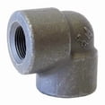 thumbnail image 1 of 90 Degree Elbow 90 Degree Elbow, 1/8" Pipe, FNPT, Black Forged Steel, Class 3000, 1 of 1
