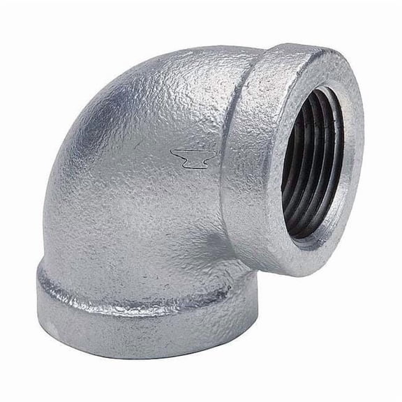Anvil 1" FNPT Galvanized 90 Degree Elbow 0311001200