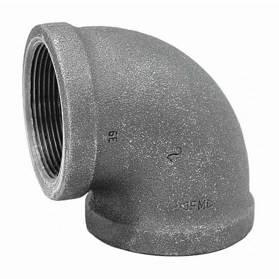 90 Degree Elbow 90 Degree Elbow, 2" Pipe, FNPT, Malleable Iron, Class 150