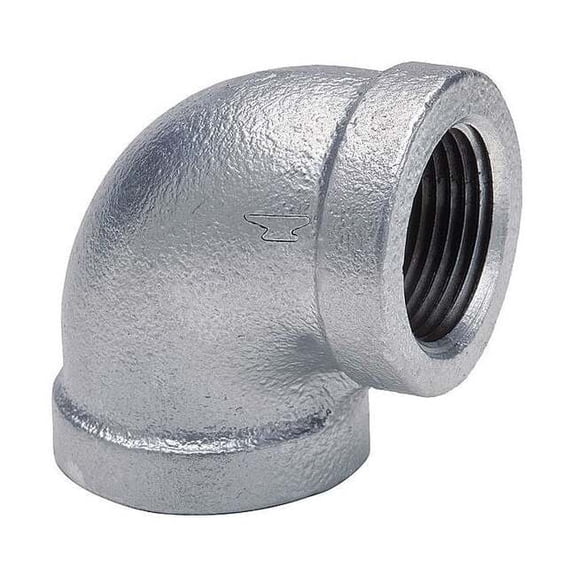 Anvil 2" FNPT Galvanized 90 Degree Elbow 0311001804