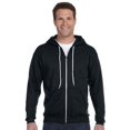 thumbnail image 1 of Anvil Adult Combed Ringspun Fashion Fleece Full-Zip Hood, Black, 3XL, Style, 71600, 1 of 1