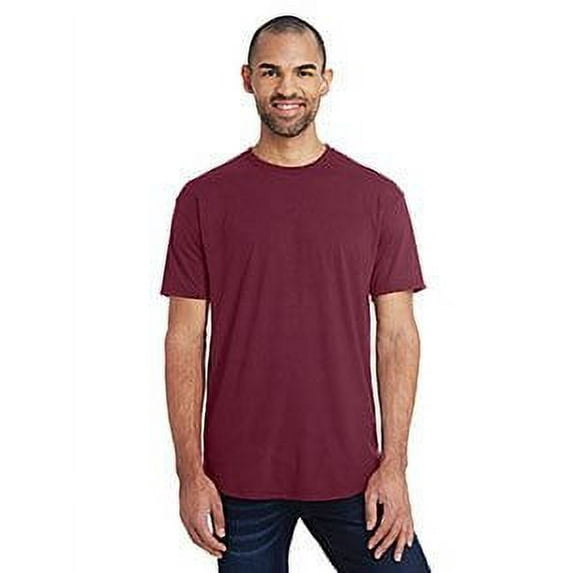 Adult Curve T-Shirt - MAROON - S