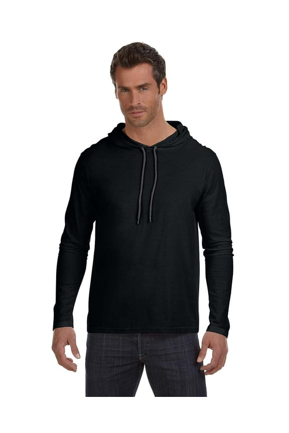 Adult Lightweight Long Sleeve Hooded Tee