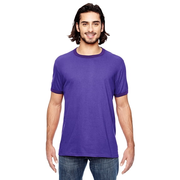 Anvil Adult Lightweight Ringer T-Shirt - 988AN