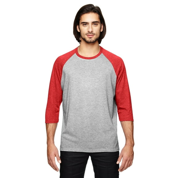 Anvil Adult Tri-Blend 3/4 Sleeve Raglan Tee