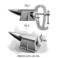 thumbnail image 1 of Anvil And Vise 1881. Na Combination Anvil And Vise Patented By A.L. Adams Of Cedar Rapids Iowa. Engraving American, 1 of 3