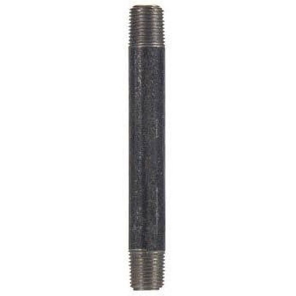 Anvil International Black Steel Nipple Pipe Fitting - 3/4 In. MPT x 8 In. L Residential Use, Standard Application