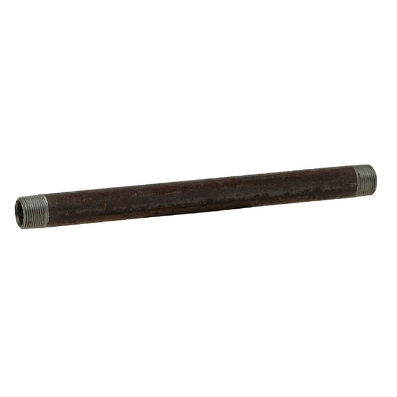 Anvil Black Iron Nipple - Pack of 2