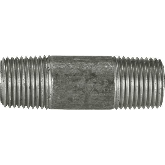 Anvil Black Iron Nipple - Single Pack Residential Use, Standard Application
