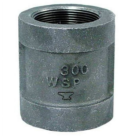 Anvil Coupling Coupling, 1-1/2" Pipe, FNPT, Malleable Iron, Class 300 0310539200