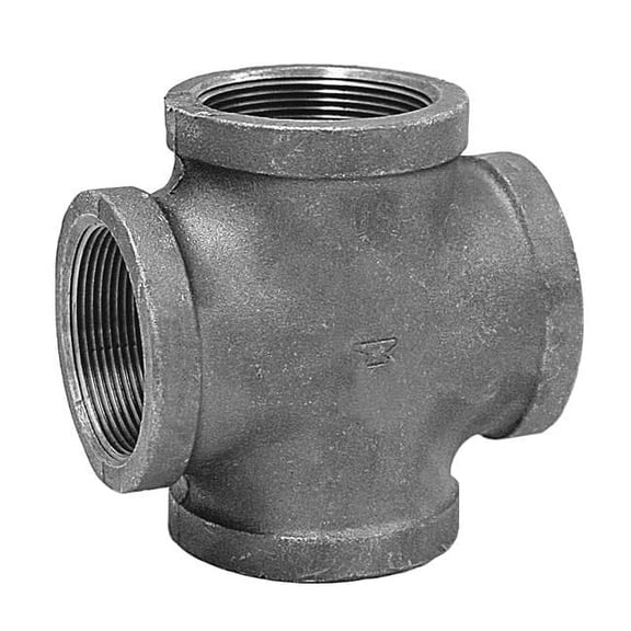 Anvil Cross Cross, 1" Pipe, FNPT, Malleable Iron, Class 150 0310070206