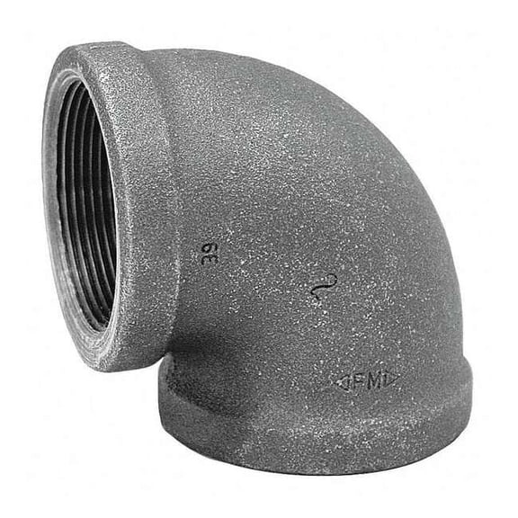 Anvil Elbow,90, Malleable Iron, 2 x 1 1/2 in 0310010202