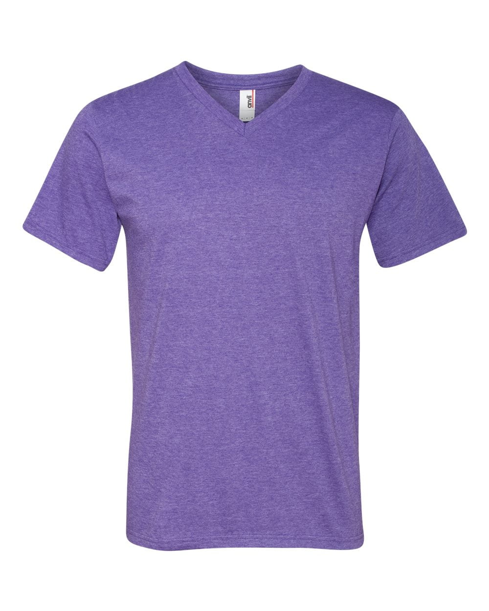 DISCONTINUED Anvil® 100% Combed Ring Spun Cotton V-Neck T-Shirt. 982 ...