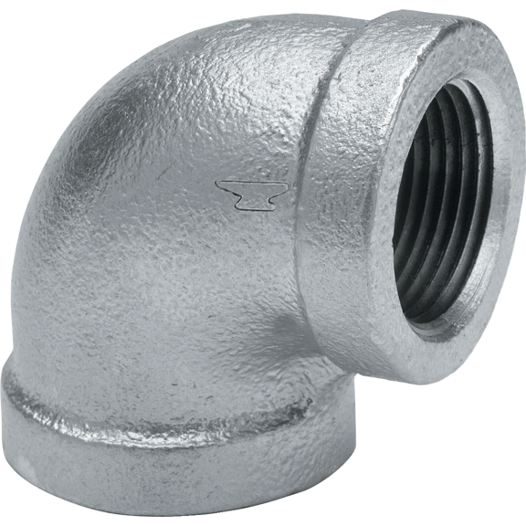 Anvil Galvanized Elbow - Single Pack Residential Use, Standard Application