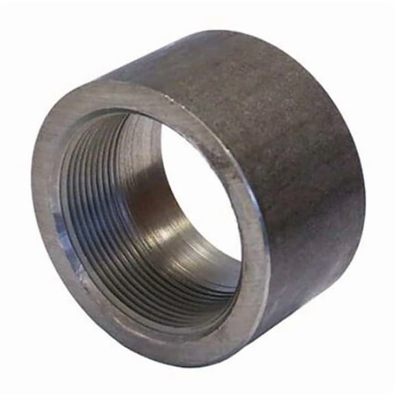 Half Coupling Half Coupling, 1/4" Pipe, FNPT, Black Forged Steel, Class 3000 0361167406