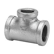 Anvil International 8700122503 .75 x .5 in. Malleable Iron Pipe Fitting Galvanized Reducing Tee