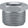thumbnail image 1 of Anvil 8700130951, Malleable Iron Pipe Fitting, Hex Bushing, 1-1/4" NPT Male x 3/4" NPT Female, Galvanized Finish, 1 of 2