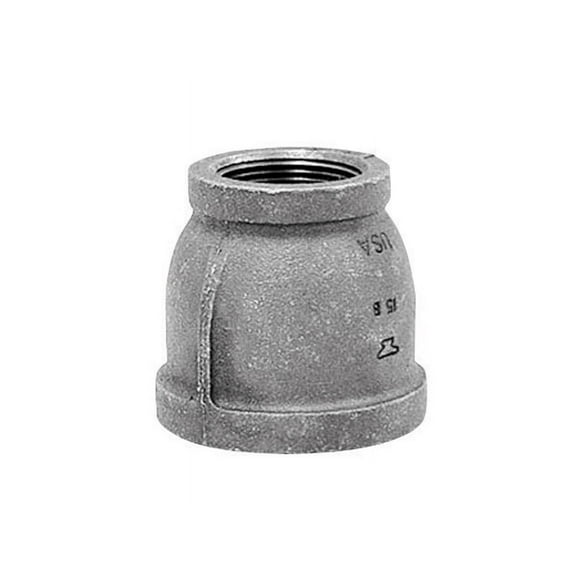 Anvil International 8700135208 .5 x .13 in. Malleable Iron Pipe Fitting, Galvanized Reducer Coupling