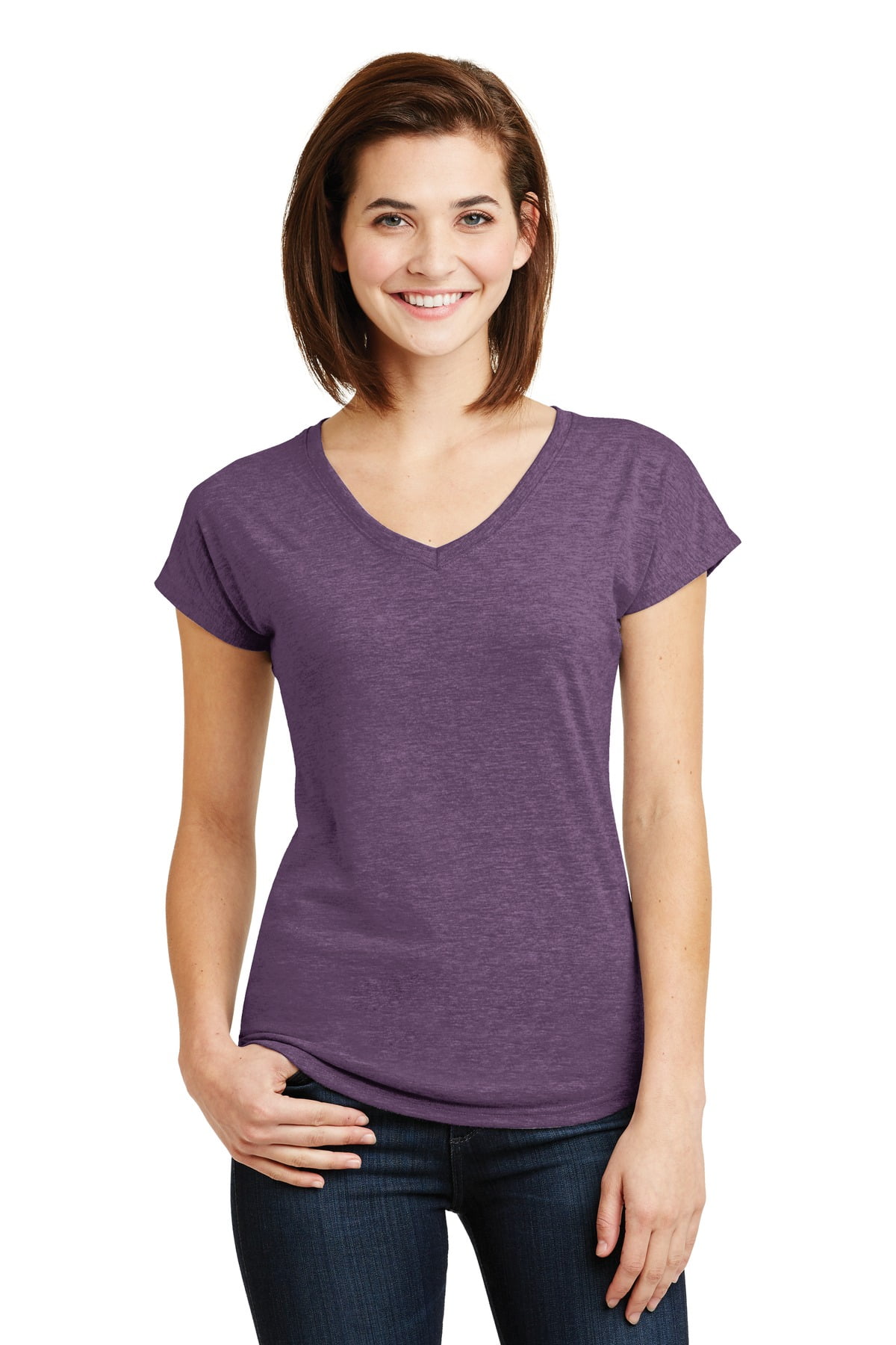 anvil v neck ladies