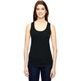 thumbnail image 1 of Anvil Ladies Triblend Racerback Tank Top 6751L Black XS, 1 of 3