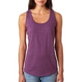 thumbnail image 1 of Anvil Ladies Triblend Racerback Tank Top 6751L Heather Aubergine XS, 1 of 6