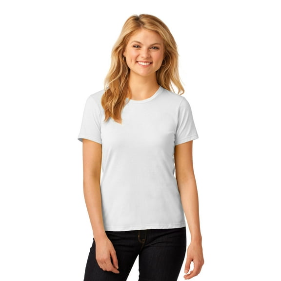 Gildan - Softstyle Women’s Lightweight T-Shirt - 880, White, M, Pack Of 5, Tshirts for Women
