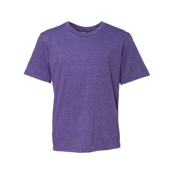 Anvil Lightweight Tee (990B) Heather Purple, S