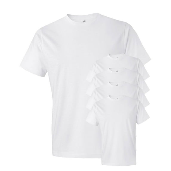 Anvil Mens Fashion-Fit Short Sleeve T-Shirt, Pack of 5