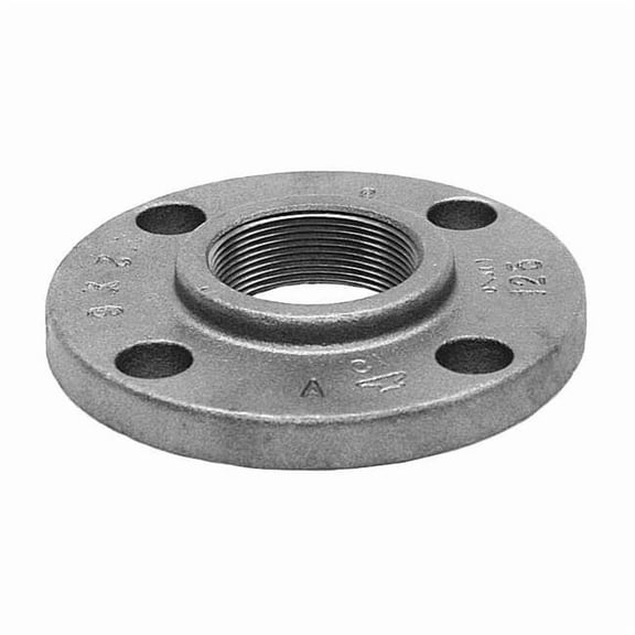 Anvil Pipe Flange,Cast Iron, Faced and Drilled 0308002401