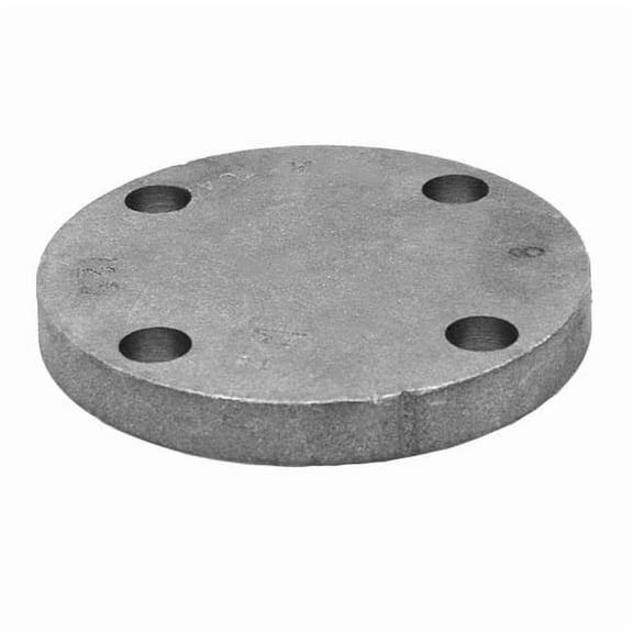 Blind Flange Blind Flange Faced and Drilled, 3" Pipe, Flanged, Cast Iron, Class 125 0308016401