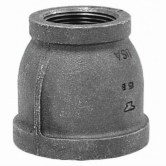 Reducer Coupling Reducer Coupling, 3" x 1" Pipe, FNPT, Malleable Iron, Class 150