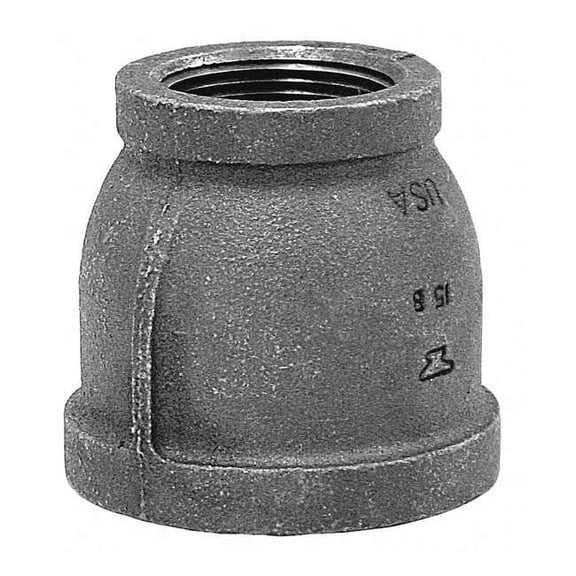 Reducer Coupling Reducer Coupling, 4" x 3" Pipe, FNPT, Malleable Iron, Class 150