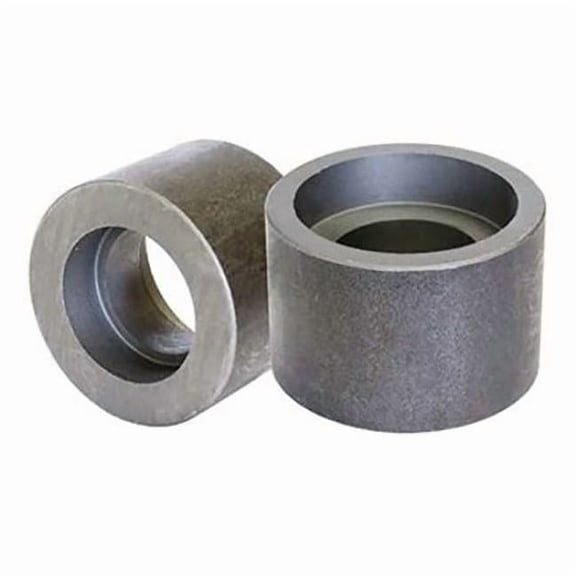 Reducer Coupling Reducing Coupling, 1-1/2" x 1" Pipe, Socket Weld, Black Forged Steel, Class 3000