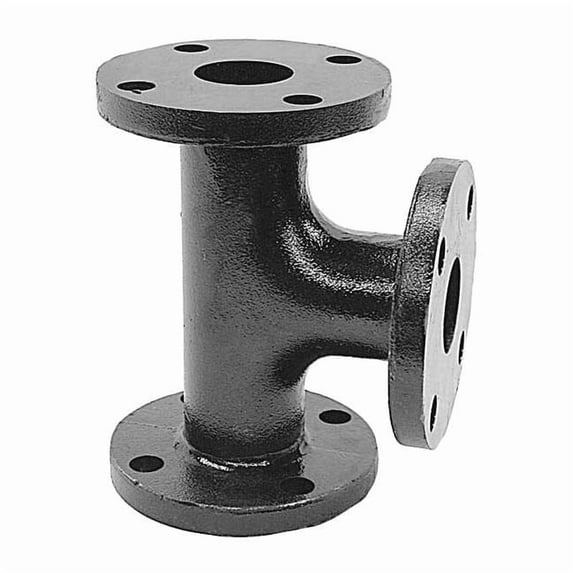 Tee Tee, 3" Pipe, Flanged, Cast Iron, Class 125 0306027806