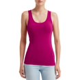 thumbnail image 1 of Anvil Wmns Stretch Tank Rspbry, 1 of 3