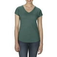 thumbnail image 1 of Anvil Wmns TriBlnd VNeck HDkGr, 1 of 1