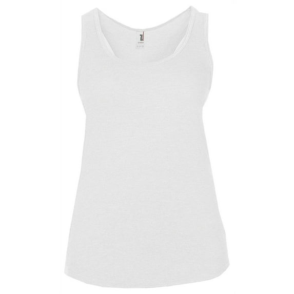 Anvil Women's Double Needle Curved Bottom Hem Tank, Style 6751L