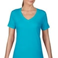 thumbnail image 1 of Anvil Women�'s Featherweight V-Neck T-Shirt, 1 of 4