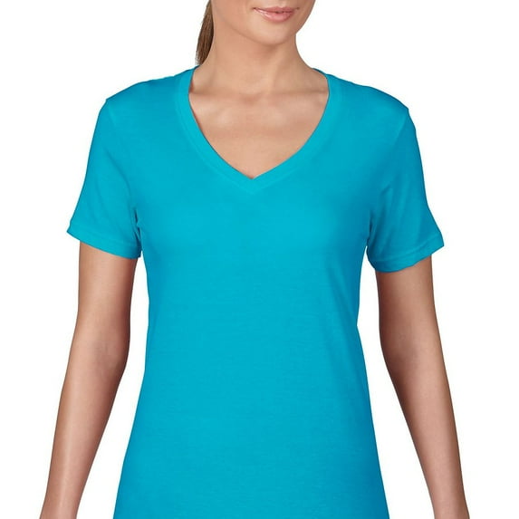 Anvil Women�'s Featherweight V-Neck T-Shirt