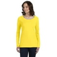 thumbnail image 1 of Anvil Women's Ringspun Sheer Long Sleeve T-Shirt, 1 of 3