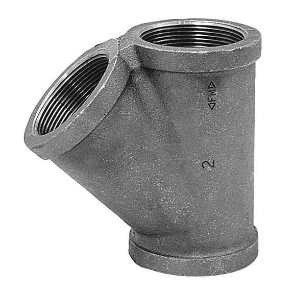 Anvil Wye Wye, 1-1/2" Pipe, FNPT, Malleable Iron, Class 150 0310067400